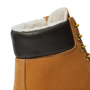 Men's Premium 6 Inch Lace Up Waterproof Boot by Timberland – 11.5 Wide, Leather, Wheat