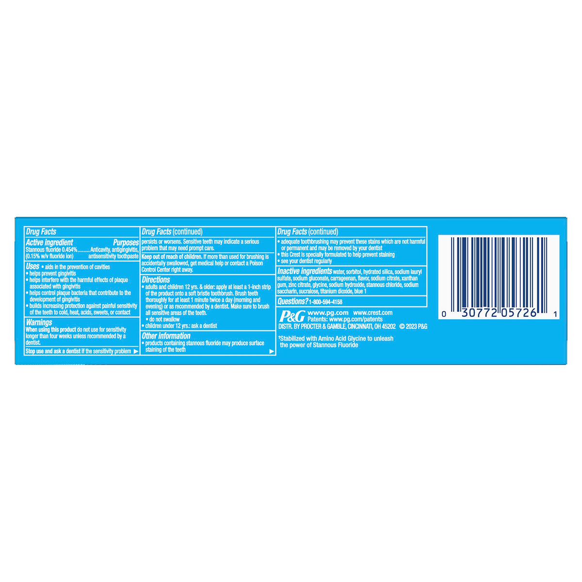 Crest 4.3 Fl Oz (Pack of 1) / 1 Toothpaste