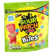 Bites Soft & Chewy Gummy Candy by Sour Patch Kids – 12 Ounce (Pack of 1), Multicolor