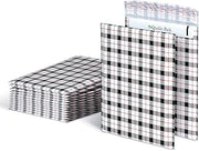 Quality Park Bubble Mailers, 8.5 x 11, Shipping Envelopes, Water Resistant Poly Padded Envelopes, Plaid, 25 Pack (QUA85872)