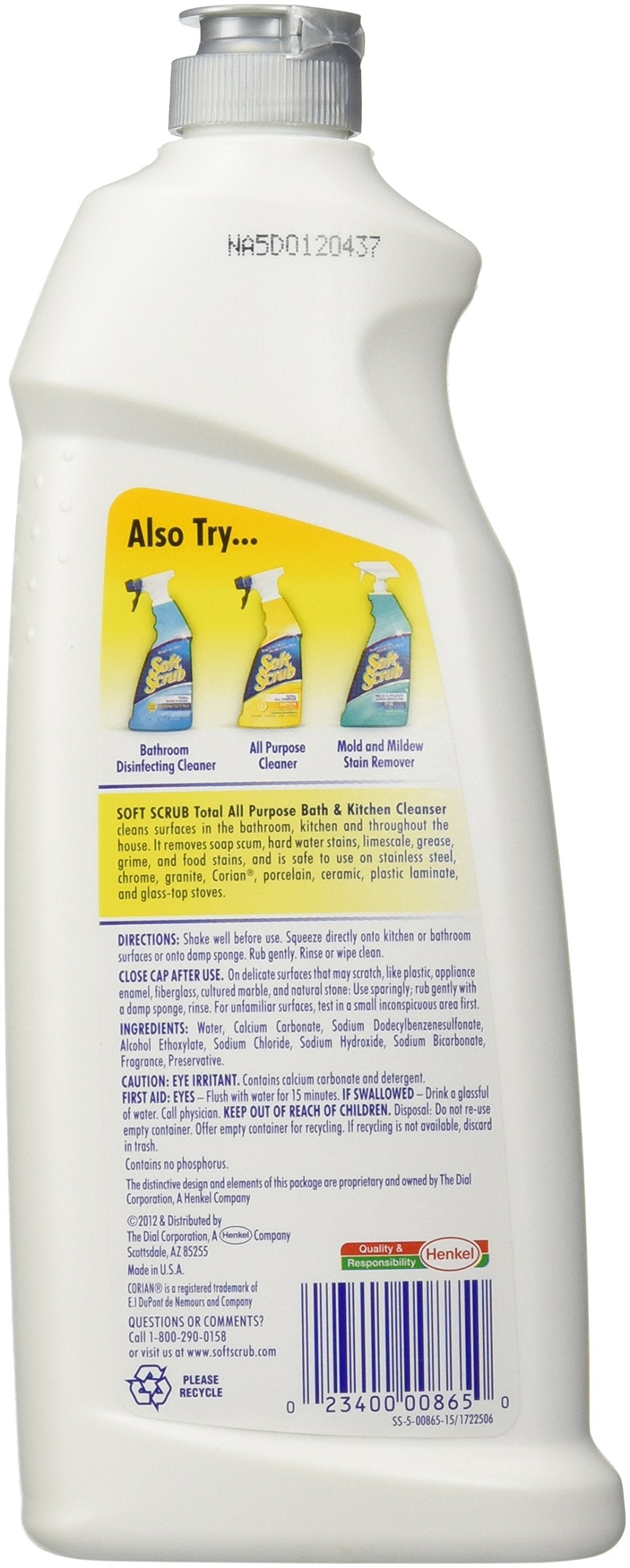 Soft Scrub 2 / 24 Ounce (Pack of 2) / 24 Ounce Kitchen Cleaners