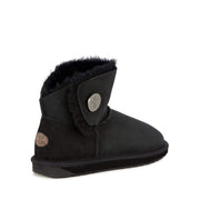 Australia - Denman Mini Womens Boot by EMU – 10, Sheepskin, Black, Model 809996711736