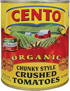 Cento Organic Crushed Tomatoes, 28-Ounce Cans (Pack of 12)