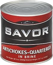 Savor Imports Quartered Artichoke Hearts, 3000 Gram - 6 per case.