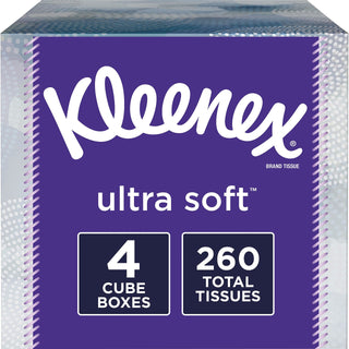 Ultra Soft Tissues by Kleenex – 1 Count (Pack of 12), White, Pack of 12, Model 50173CT