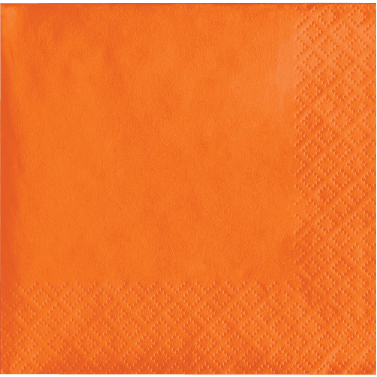 Creative Converting Sunkissed Orange Beverage Napkins, 50 Count