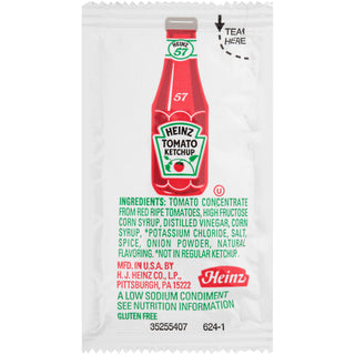 Single Serve Low Sodium Ketchup (1000 ct Casepack) by HEINZ – 0.3 Ounce (Pack of 1000), Model 1.0013E+13