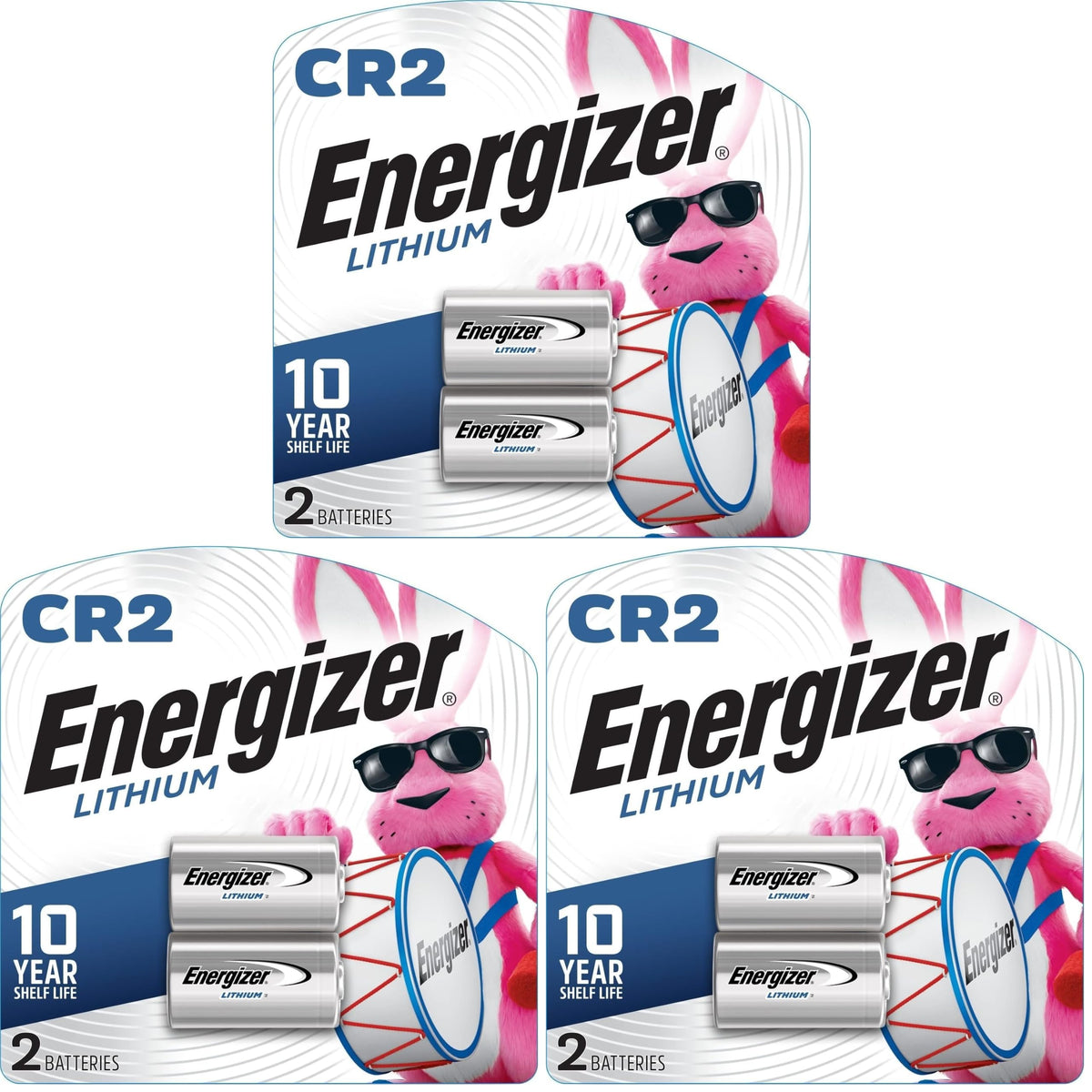 Energizer 2 Count (Pack of 3) / CR2 / Multicolor 3V