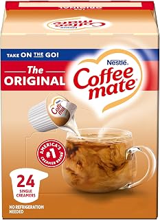 Coffee Mate Original Liquid Creamer Singles, 24 Count, 4 Pack
