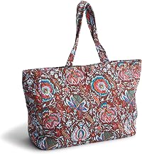 Vera Bradley Women's Hathaway Tote Bag - Premium Cotton