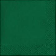 Creative Converting Hunter Green Luncheon Napkin, 2 Ply, Solid