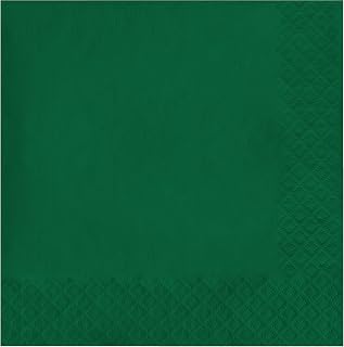 Creative Converting Hunter Green Luncheon Napkin, 2 Ply, Solid