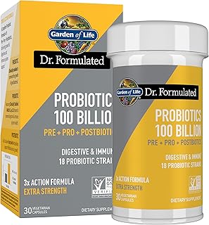 Garden of Life Dr. Formulated Pre, Post & Probiotics 100 Billion CFU, 30ct