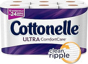Cottonelle Ultra ComfortCare, Toilet Paper, 12 Rolls