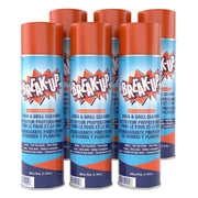 Diversey Break-Up Oven & Grill Cleaner, Aerosol Spray, 19 oz, 6 Pack