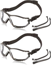 Pyramex V2G Safety Glasses (Clear Anti-Fog Lens GB1810ST) (2 Pair)