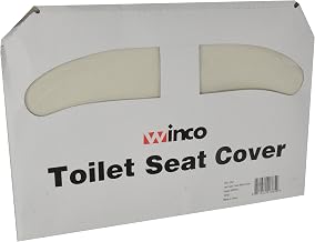 Winco Toilet Seat Cover Paper, 250/Pack (38226), White, Medium