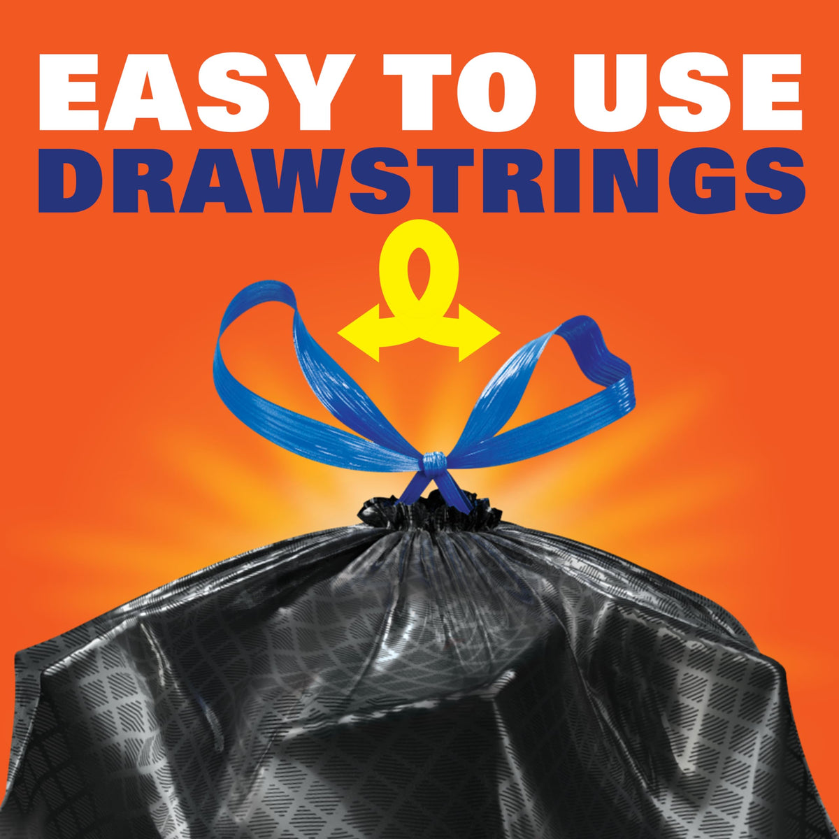 Ultra Strong 30 Gal Large Trash Bags by Hefty – 25 Count (Pack of 1), 30.0 gallons, Plastic, Black, Model E8-0625