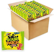 Sour Patch Kids Soft & Chewy Gummy Candy, Bulk Candy, 140 Snack Packs | Individually Wrapped Treat Size Bags
