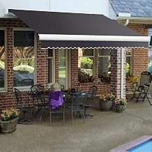 Awntech Retractable Awning Left Motor 18'W x 10'D x 10" H Gun