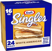 Kraft Singles Slices, 24 ct Pack, White American