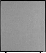 Global Industrial Office Partition Panel, 36.25 Inch Width x 42 Inch Height, Gray Color, 1 Piece, Build Your Own Office Design System
