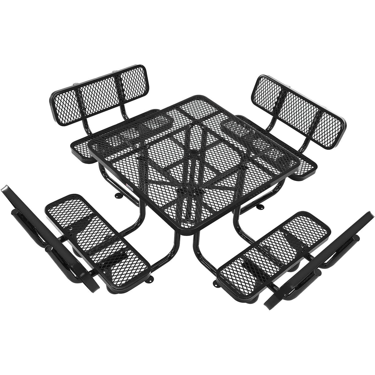 Global Industrial Black / Onesize / Industrial Picnic Tables