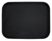 Winco 14" x 18" / Rectangular / Black Serving Trays