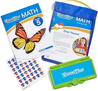 hand2mind VersaTiles Math Take Along Pack, Grade 5