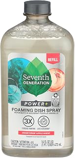 Seventh Generation Honeycrisp Apple Foaming Dish Spray Refill, 16 FZ