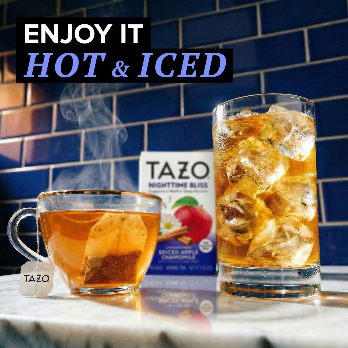 TAZO Spiced Apple Chamomile / 16 Count (Pack of 6) / 1 Herbal