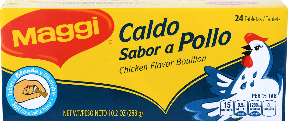 Chicken Flavor Bouillon Tablets by Maggi – 10.2 Ounce (Pack of 1), Model 5498