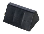 16"W Jumbo Rubber Whl Chock by Vestil – One Size, Blend, Multi, Model RWC-25