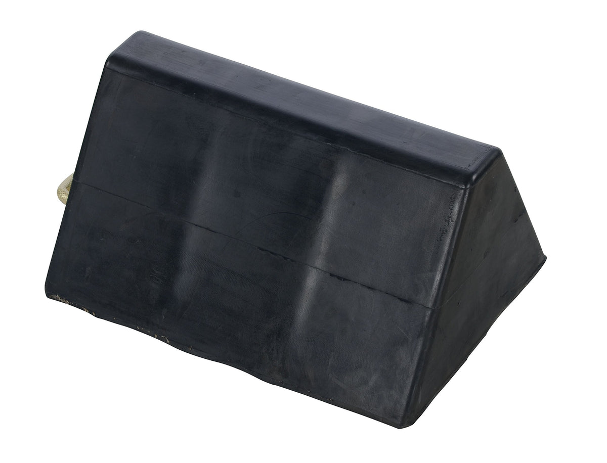 16"W Jumbo Rubber Whl Chock by Vestil – One Size, Blend, Multi, Model RWC-25
