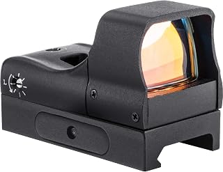 Barska 1x Reflex Red Dot Sights – Multi-Reticle and Single-Dot Options with Illuminated Reticles, Quick-Release Mounts, and Unlimited Eye Relief