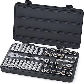 GEARWRENCH 49 Piece 1/2" Drive SAE/Metric Mechanics Tool Set | 80700D