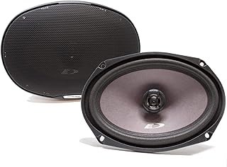 6x9 2-Way Coaxial Speakers (Pair) by Alpine – Long Fiber Natural Pulp, High Polymer Foam, black, Model SXE-6926S