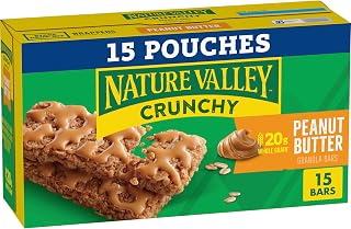 Nature Valley Crunchy Granola Bars, Peanut Butter, 30 ct, 22.35 oz