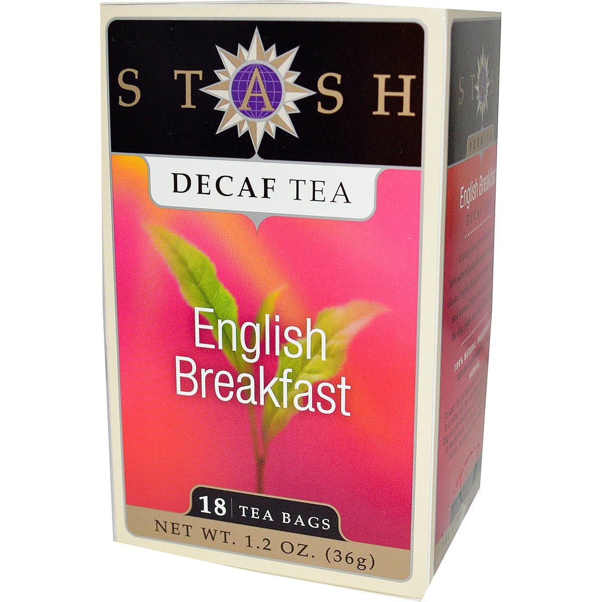Tea Decaf English Breakfast Tea - 18 ct by Stash – 18 Count (Pack of 1), No Color, Model 8278