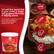 Mae Ploy Red / Red Curry Paste / 14 Ounce (Pack of 1) Curry Sauce