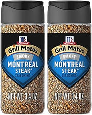 McCormick Grill Mates Smoky Montreal Steak Seasoning, 3.4 Oz (Pack of 2)