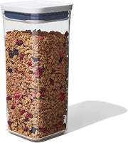 OXO Good Grips POP Container - Airtight Food Storage - Small Square Medium 1.7 Qt Ideal for granola, dried beans and snacks (Pack of 8)