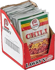Lawry's Chili Spices & Seasonings Mix, 1.48 oz (Pack of 12)