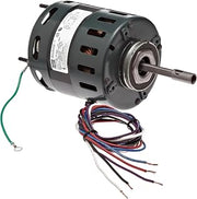 Fasco D481 4.4" Frame Open Ventilation Shaded Pole Refrigeration Fan Motor with Sleeve Bearing, 1/10 HP, 1550rpm, 115/208-230V, 60Hz, 4.5-2.2 amps, CCW Rotation