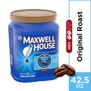 Original Medium Roast Ground Coffee (42.5 oz Canister) by MAXWELL HOUSE – 42.5 Ounce