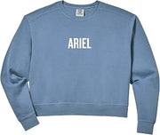 Women's ARIEL Comfort Colors Crop Sweatshirt