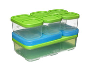 LunchBlox Entrée Kit by Rubbermaid – Kit, 4.1 cups, Plastic, Green, Pack of 12