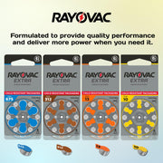 Hearing Aid Battery by Rayovac – 60 Count (Pack of 1), Iron, Brown Tab, Pack of 60, Model 312 / PR41
