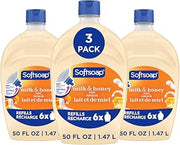 Softsoap Moisturizing Liquid Hand Soap Refill, Milk & Honey, 50 fl oz