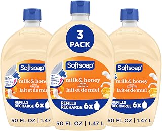 Softsoap Moisturizing Liquid Hand Soap Refill, Milk & Honey, 50 fl oz